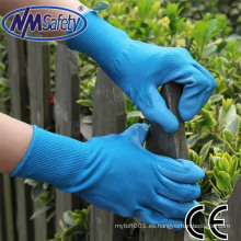 NMSAFETY pu guantes de goma industriales